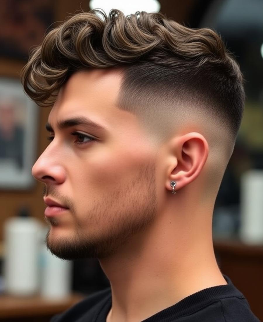 Coupe Curly fade — Coiff 29